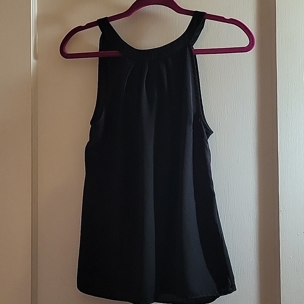 Worthington Black Sleeveless Ties in the Back, Size; Small